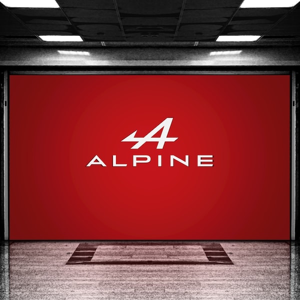 Alpine Aluminium Garage Wall Sign