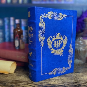 Deathly Hallows - Book 7, CUSTOMIZABLE, Hand rebound Book, Leather bound Handmade, Gift, Wizarding, Made to Order