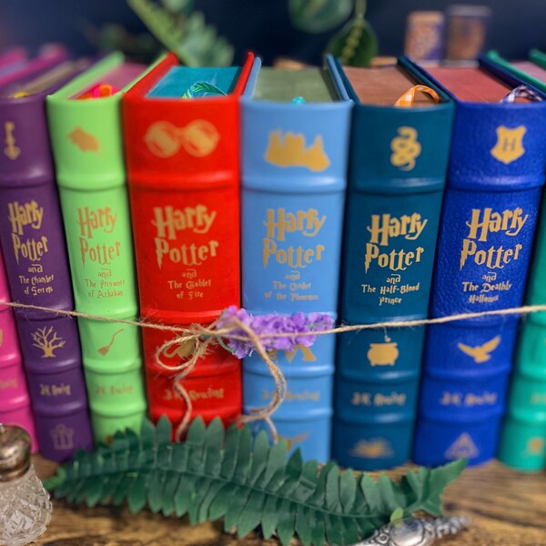 Leather Bound Harry Pottter Books Etsy
