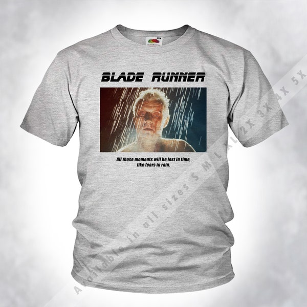 Vintage BLADE RUNNER v36 Roy Batty Camiseta Tee Old Style Men Unisex Sport heather Gris DTG Print Sizes s m l xl 2x 3x 4x 5x