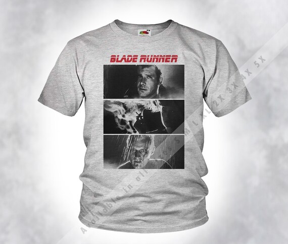 Vintage BLADE RUNNER V44 T shirt Tee Old Style Men Unisex Sport Heather Grey DTG Print Sizes S M L Xl 2x 3x 4x 5x Etsy Ireland