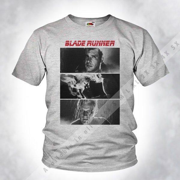 Vintage BLADE RUNNER v44 Camiseta Old Style Men Unisex Sport heather Gris DTG Print Sizes s m l xl 2x 3x 4x 5x