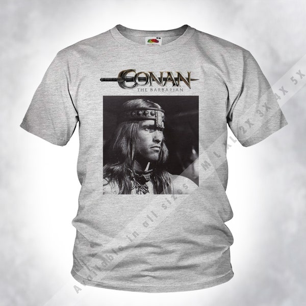 Vintage CONAN The Barbarian v27 Old Style Men Unisex Sport heather Grey DTG Print Sizes s m l xl 2x 3x 4x 5x