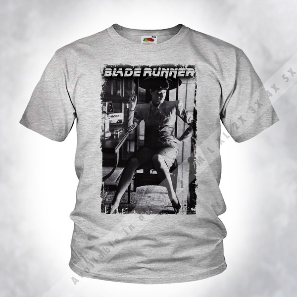 Vintage BLADE RUNNER v25 Camiseta Old Style Men Unisex Sport heather Gris DTG Print Sizes s m l xl 2x 3x 4x 5x