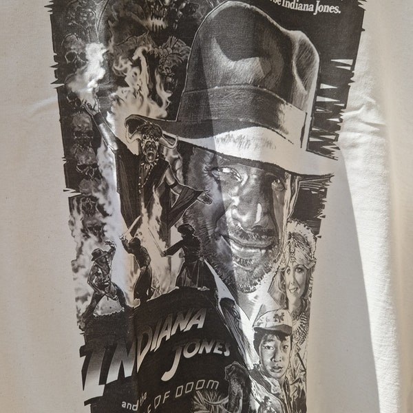 REBAJAS Camiseta Indiana Jones color Beige Natural talla XL id:16