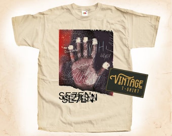 SEVEN SE7EN T shirt Tee Natural Vintage Cotton Movie Poster Beige All Sizes S M L XL 2X 3X 4X 5X