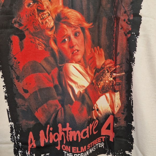 SALE T-shirt a nightmare on elm street 4 color Natural Beige size L id:07