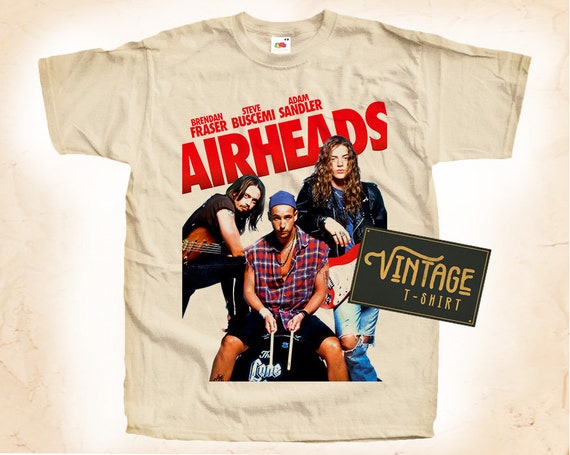 Airheads V2 T shirt Tee Natural Vintage 100% Cott… - image 1