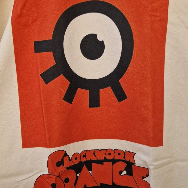 SALE T-shirt Clockwork Orange color Natural Beige size XXL id:10