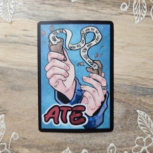 STRAY KIDS | &quot;ATE&quot; Sticker | Matte Waterproof Vinyl Kpop Stickers | Laptop, Phone, Journaling