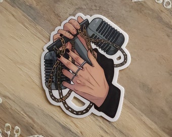 HJ | Kpop Hand Aufkleber | Premium Matte Wasserdichte Vinyl Kpop Aufkleber | Laptop, Telefon, Journaling