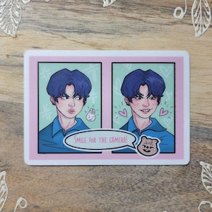 STRAY KIDS | &quot;Minsung&quot; Sticker | Matte Waterproof Vinyl Kpop Stickers | Laptop, Phone, Journaling
