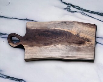 Pre-Made Walnut Cutting Board | Wedding Gift Idea Engraved Walnut Cutting Board, Custom Engagement Gift, Housewarming Gift