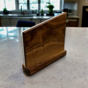 A Cut Above The Resin Knife Holder | Walnut & Epoxy Resin Magnetic Knife Holder | Knife Block Wedding Gift Fathers Day Birthday Anniversary