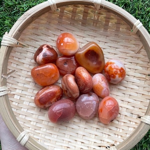 beautiful CARNELIAN tumbles | Indian Mines