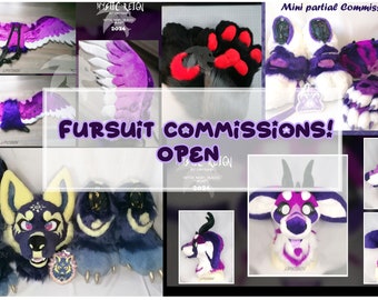 Fursuit Commissions OPEN! READ DESC