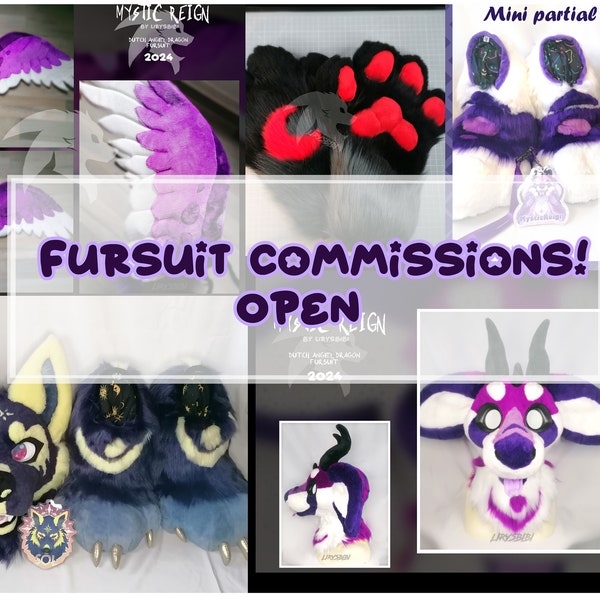 Fursuit Commissions OPEN! READ DESC