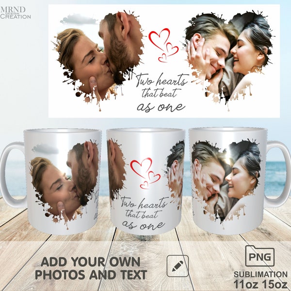 Liebe Foto Einsatz Kaffeebecher | Mr Right Foto-Tasse wickeln | Sublimationsbecher wickeln | Mr Right Photo Insert Tasse | Personalisierte Foto-Tasse