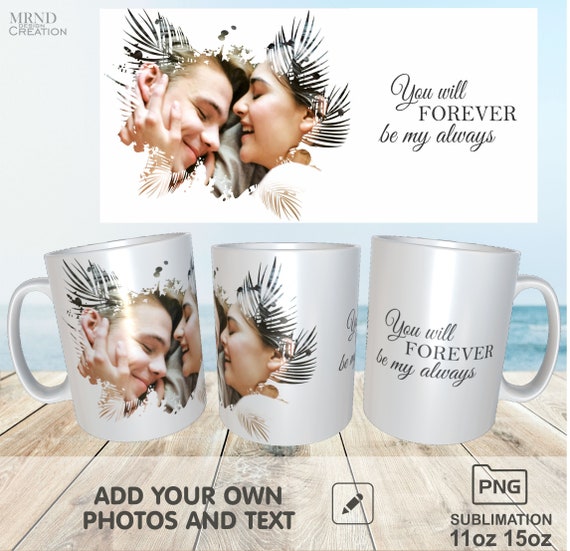 Clear Glass Coffee Mugs - Personalized - Forever Wedding Favors