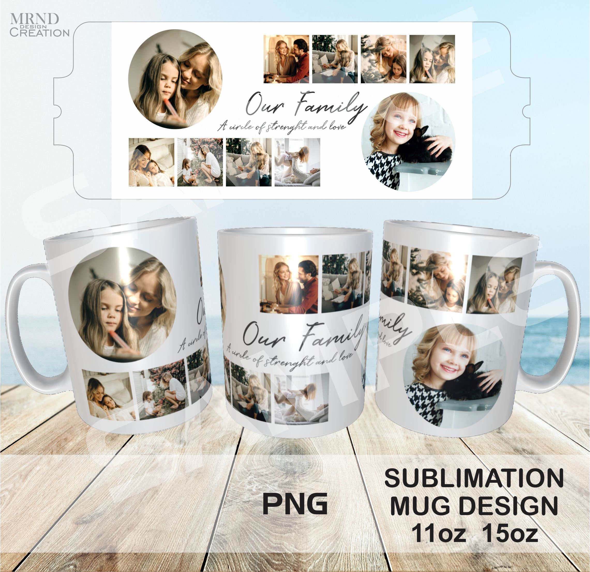 Family Photo Mug PNG Family Photo Sublimation Mug PNG Etsy UK