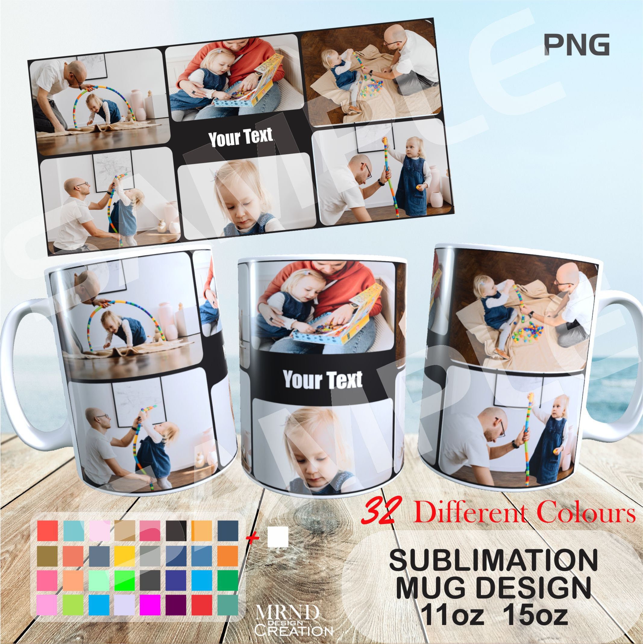 11 & 15 Oz Photo Sublimation Mug Template, Cricut Mug Press Sublimation  Wrap, Christmas Mug Sublimation Designs, Mug PNG, Mug Wrap Download 