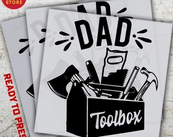 Dad Toolbox Ready to Press DTF Transfer