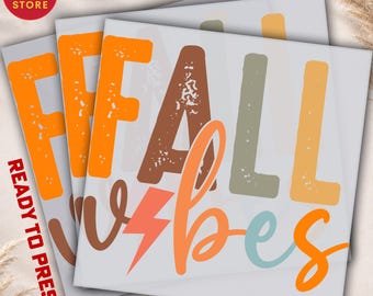 Fall Vibes DTF Transfer - Autumn Design
