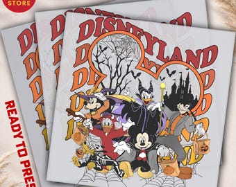 Disneyland Halloween DTF Transfer