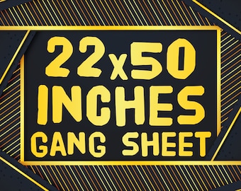 Custom DTF Transfer Gang Sheet: Ready to Press Heat Transfer