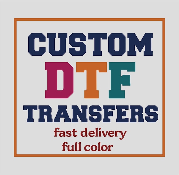 Custom DTF Transfers, Full Color Heat Transfer, Gang Sheet
