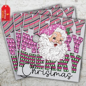 Christmas DTF Shirt Transfer, Ready to Press (Heat Applied Film)