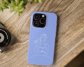 Minimal Line Art Phone Case | Flexi Case