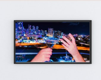 Miami Cheers Digital Print