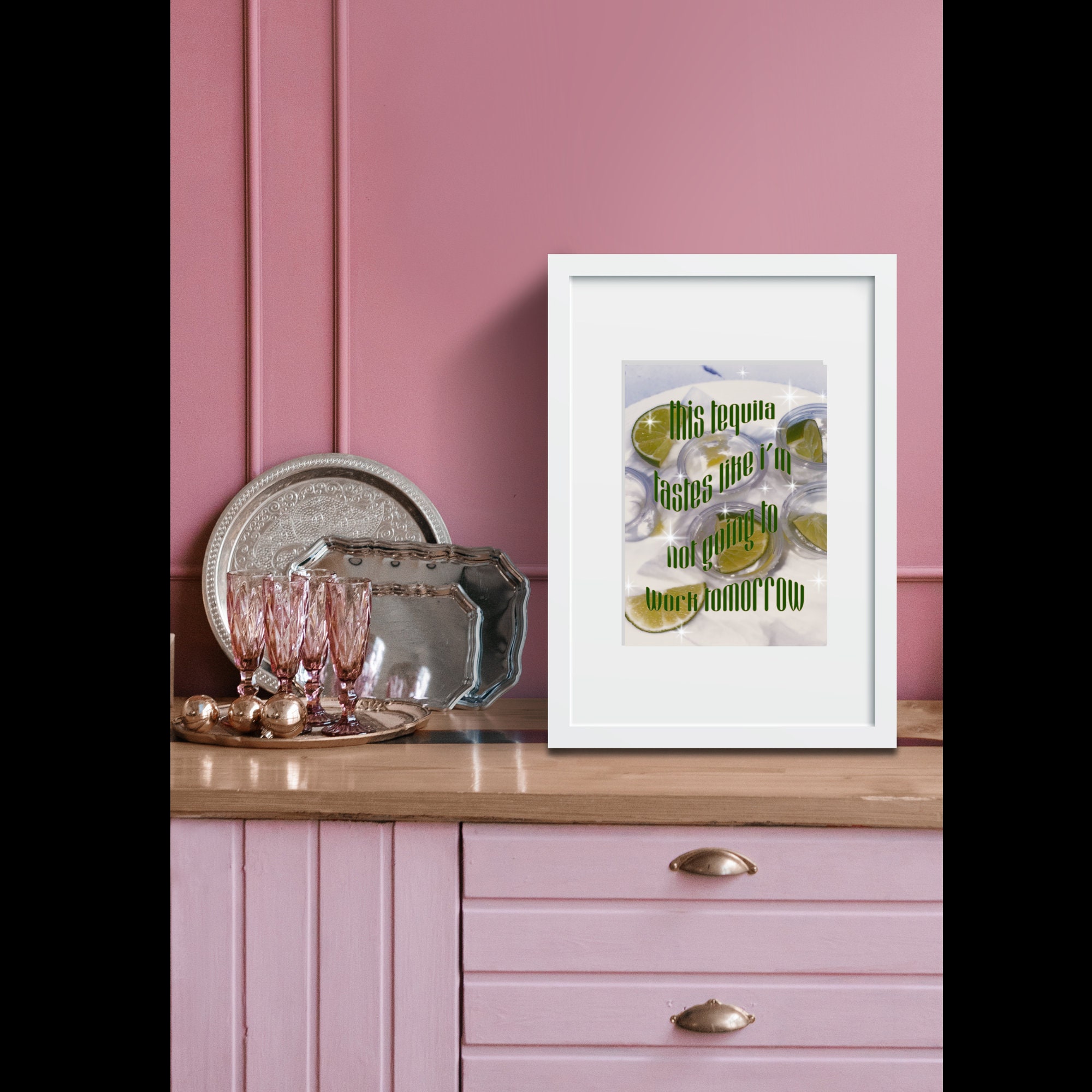 Tequila Printable Wall Art. Downloadable Print. Retro - Etsy
