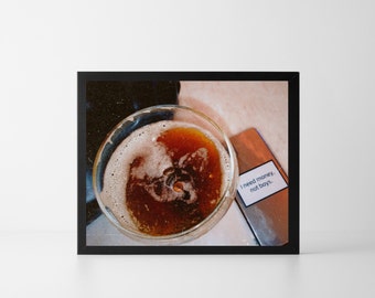 Money Not Boys Espresso Martini Printable Wall Art. Aesthetic Prints. Digital Download. Modern Print. Alcohol Wall Decor.