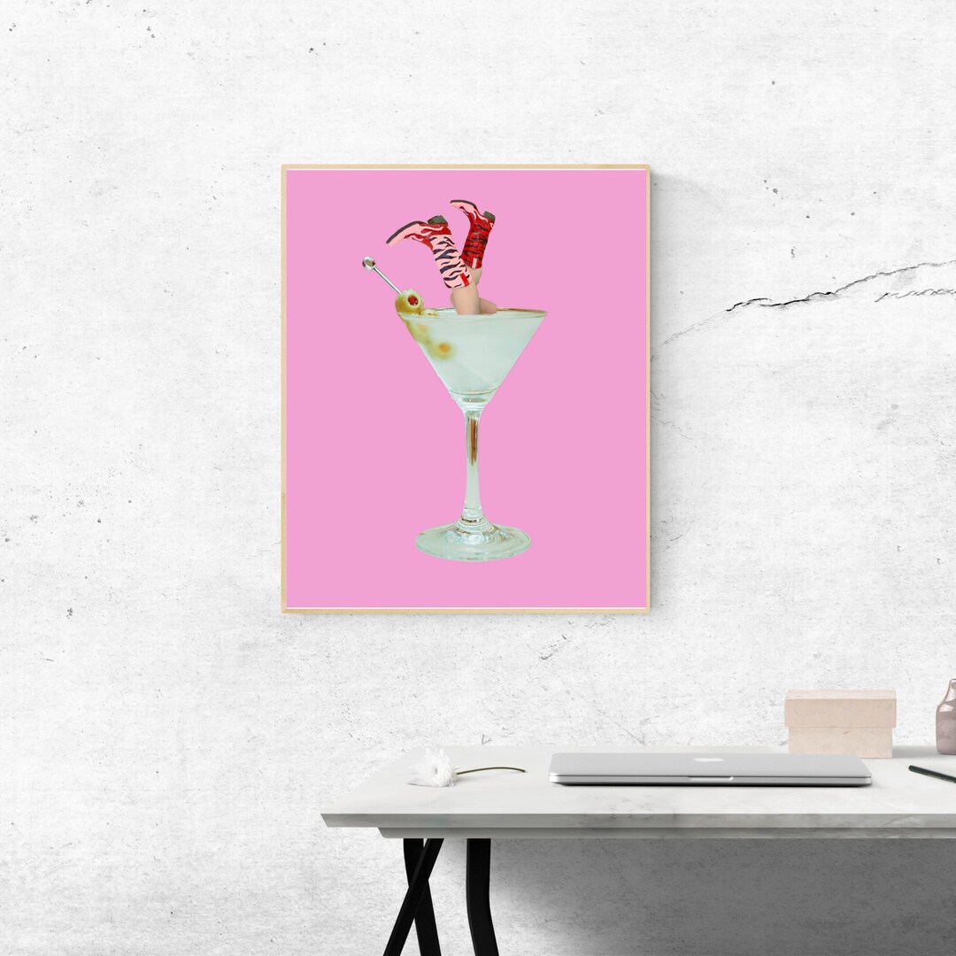 Cowgirl Dirty Martini Printable Wall Art. Downloadable Print. - Etsy