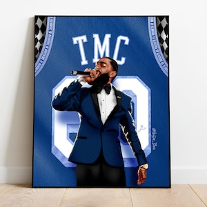 TMC | Nipsey Hussle | Crenshaw | Los Angeles Lakers | Basketball | Hip Hop | Digital Illustration | Artwork | Print