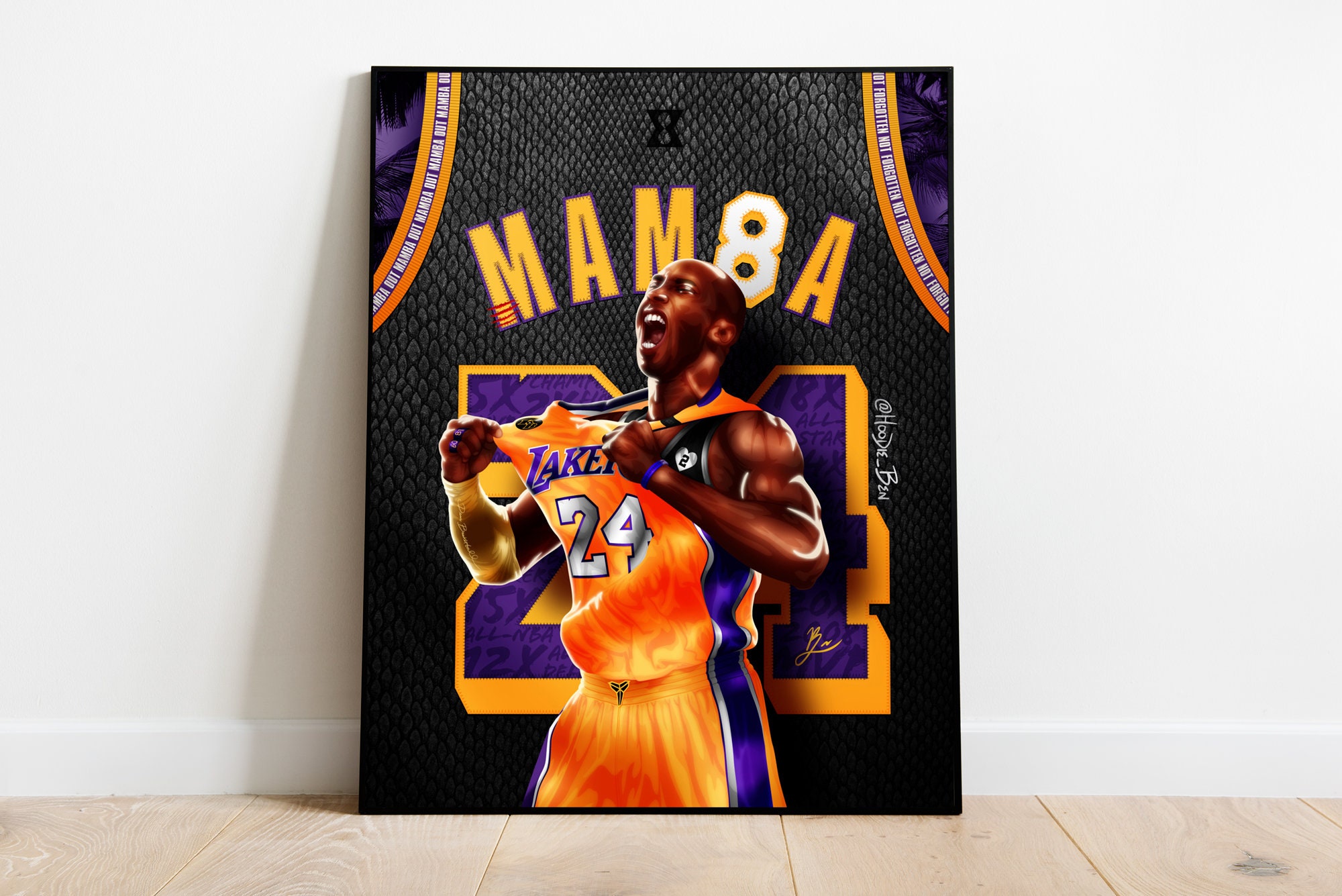 Mamba Out Los Angeles Lakers Kobe Bryant Hoodie 