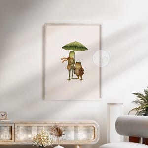 Frog and Toad Kids wall Decor Poster to decorate their rooms with a story time book character poster