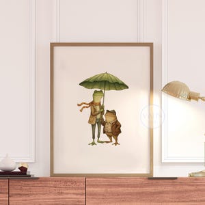 Frog and Toad Kids wall Decor Poster to decorate their rooms with a story time book character poster