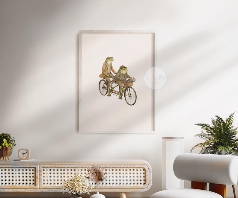Frog and Toad Kids wall Decor Poster to decorate their rooms with a story time book character poster