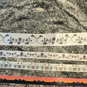 Printed Ribbon by the yard for ribbon skirts, shirts, powwow regalia, etc.