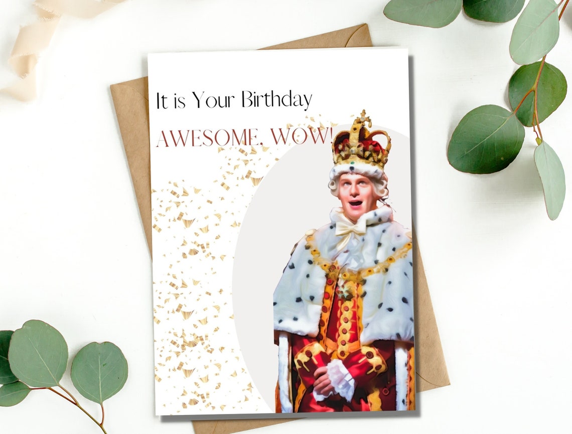 PRINTABLE FUNNY HAMILTON Card, Hamilton Birthday Card Musical Card ...
