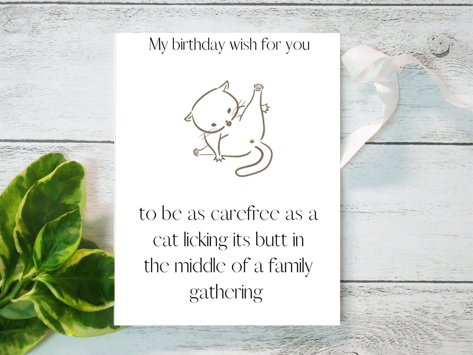 Funny Birthday Printable Card Birthday Card | Etsy