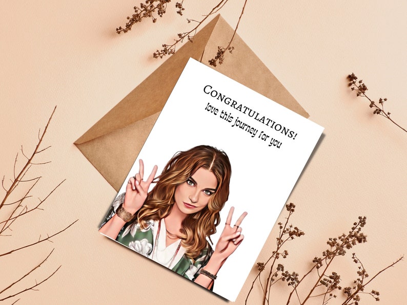 ALEXIS ROSE CARD, Schitt's Creek Greeting Card, Graduation Card, Friend
