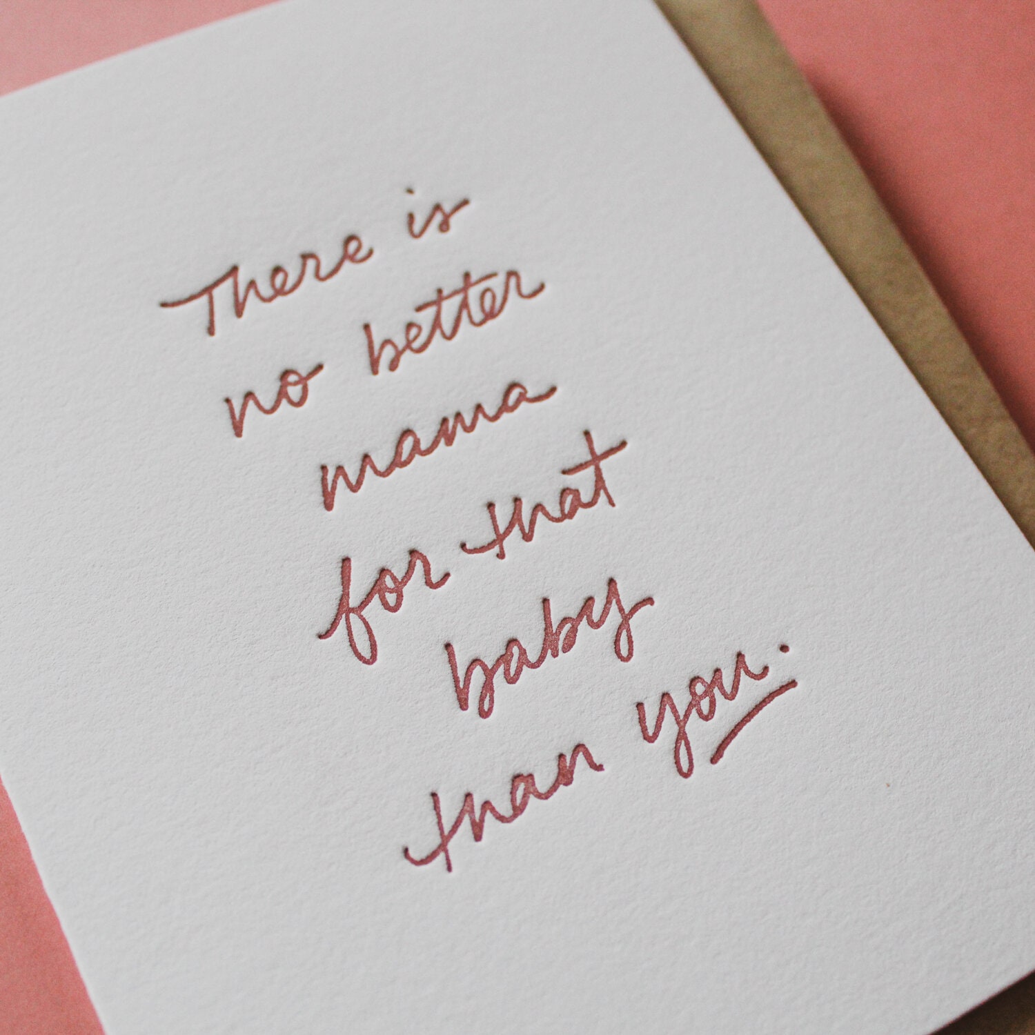 NO BETTER MOM No Better Mama Card Mother's Day Card - Etsy