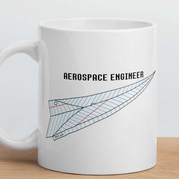 Aerospace Engineer Mug For Engineer Graduation Gift Engineering For Funny Paper Airplane Mug For Aviation Gifts