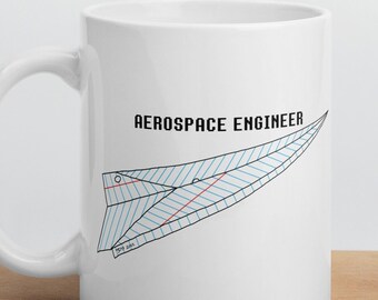 Aerospace Engineer Mug For Engineer Graduation Gift Engineering For Funny Paper Airplane Mug For Aviation Gifts