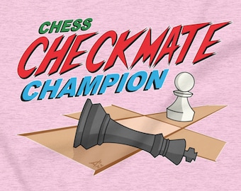 Chess Checkmate Champion | Retro Chess t-shirt | Strategy board game tee | Unisex fit t-shirt