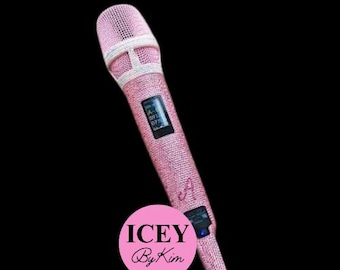 SEND IN Custom Bedazzled Microphone